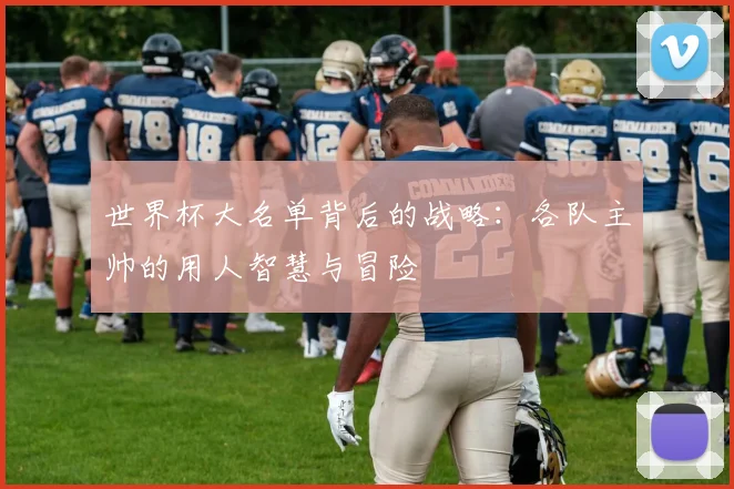 世界杯大名单背后的战略:各队主帅的用人智慧与冒险